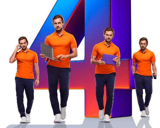 Великолепная четверка Ростелеком в&nbsp;деревня Калуга (Орловская область)